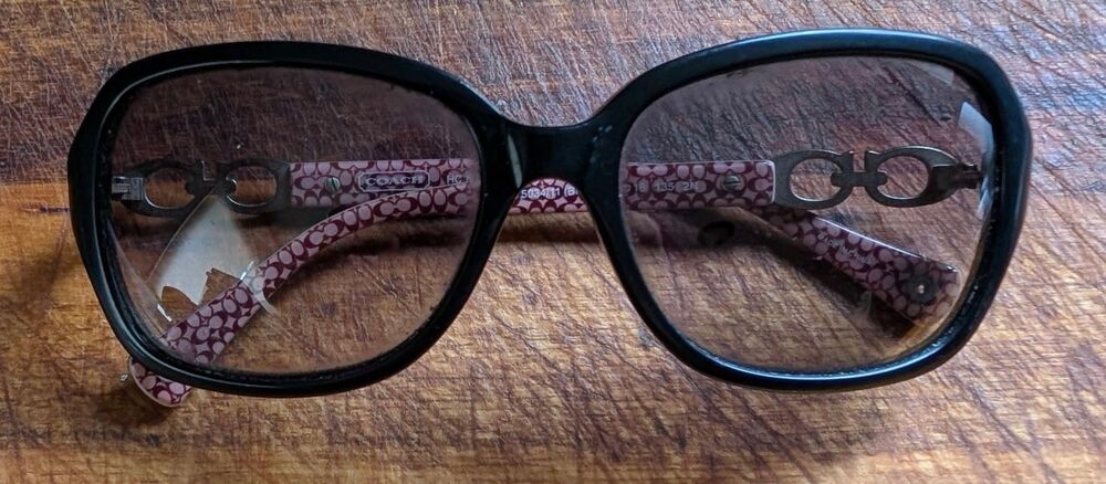 Coach HC 8019 Beatrice Oversized Black Eyeglasses sunglasses